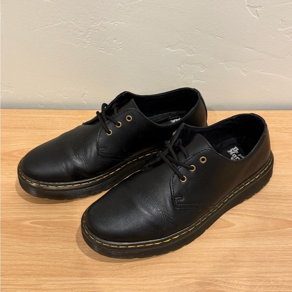 Dr. Martens Black Leather Oxfords